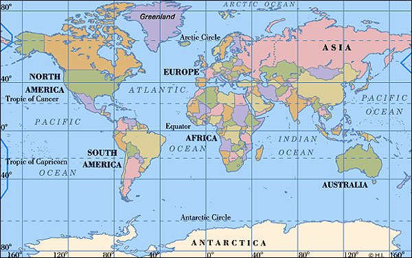 World map
